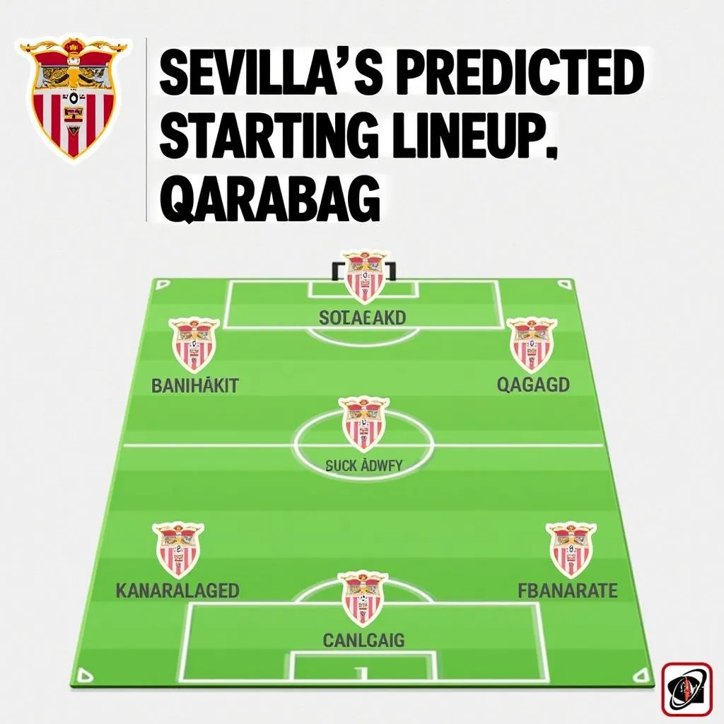 Đội hình ra sân dự kiến của Sevilla