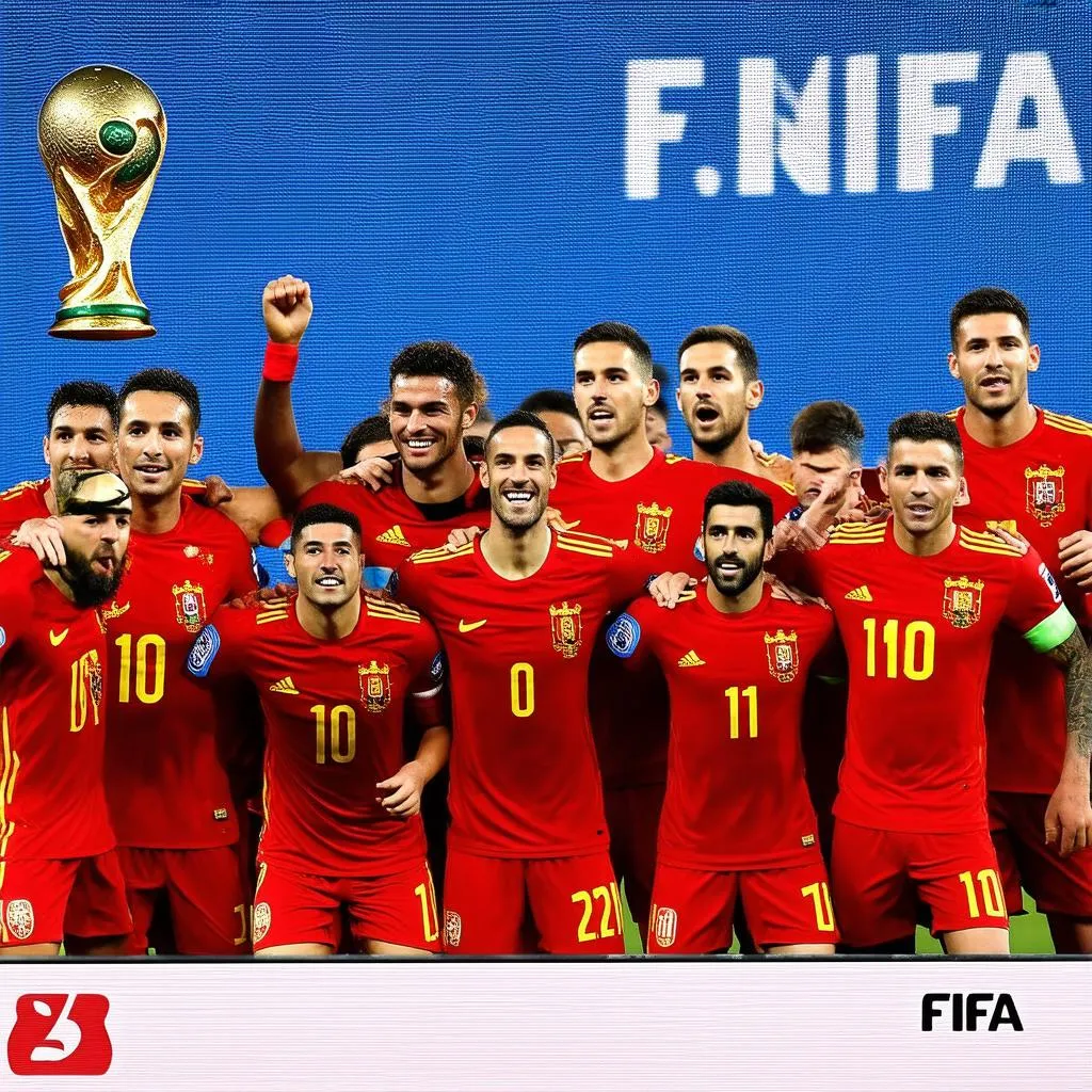 Tây Ban Nha chiến thắng tại World Cup