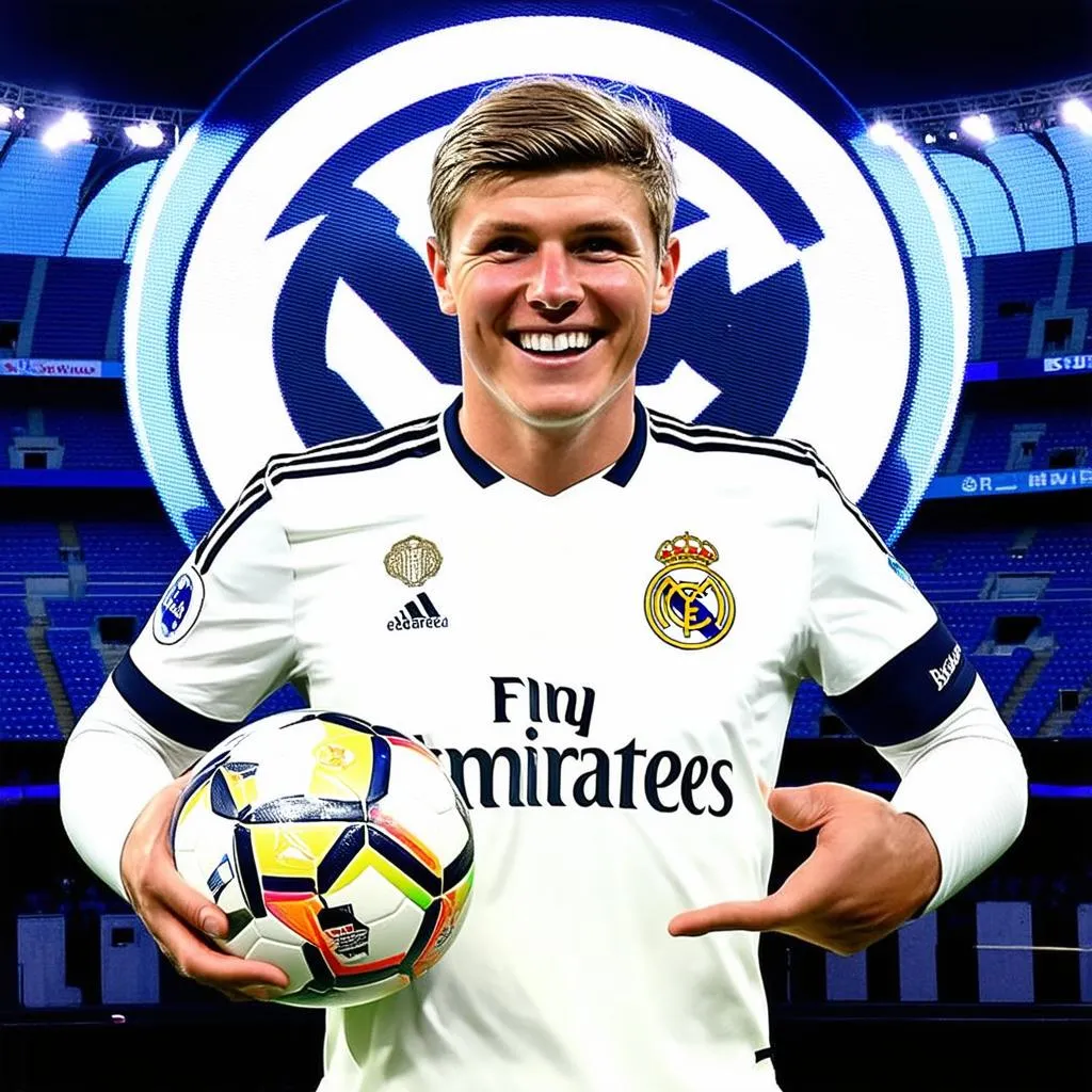 Toni Kroos nụ cười điển hình