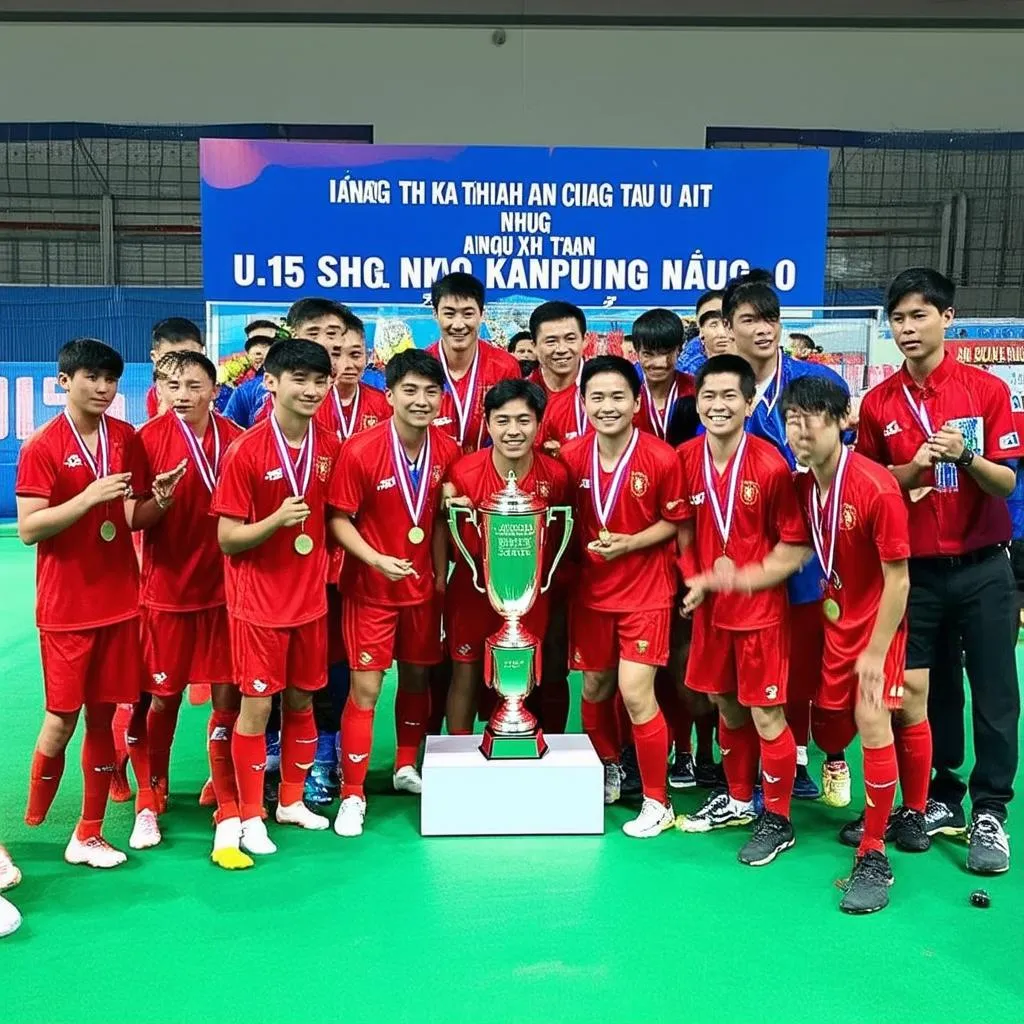 U15 SHB Đà Nẵng nhận giải thưởng