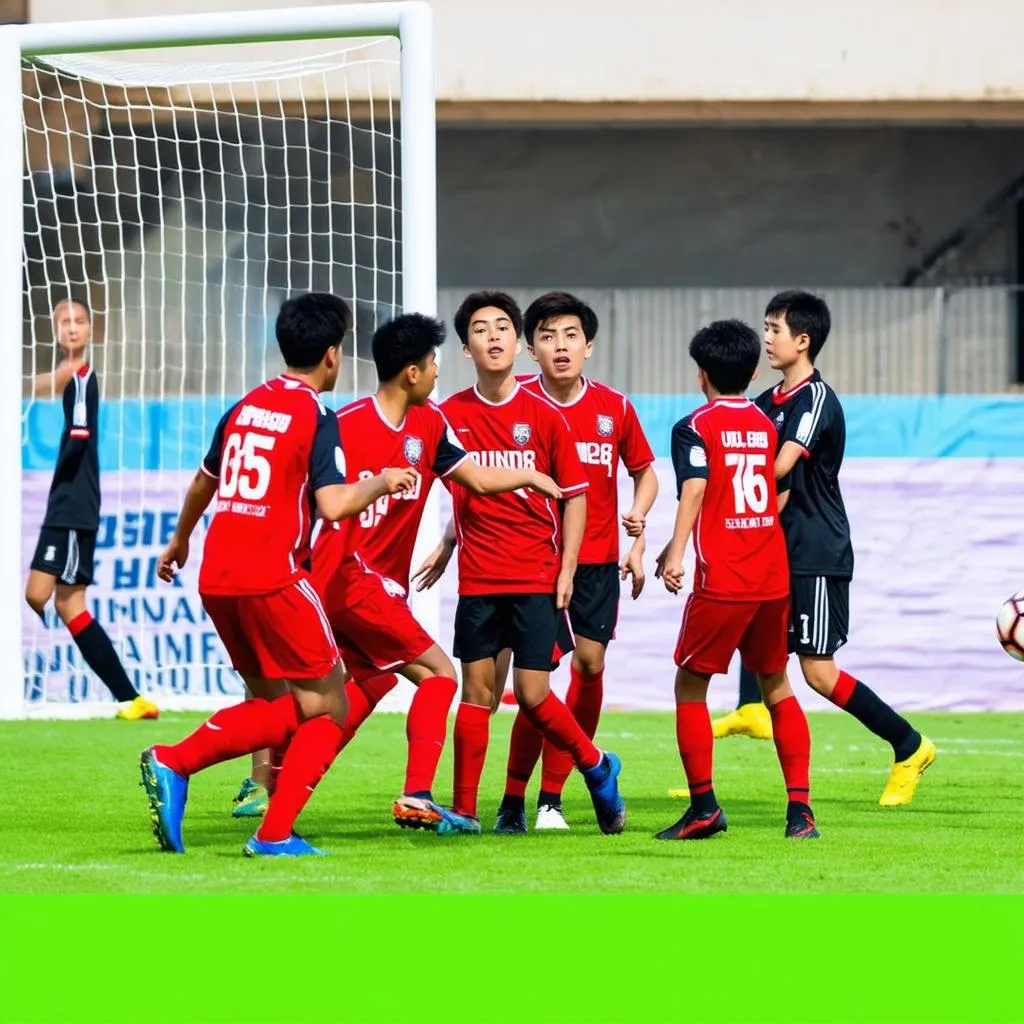 U15 SHB Đà Nẵng thi đấu