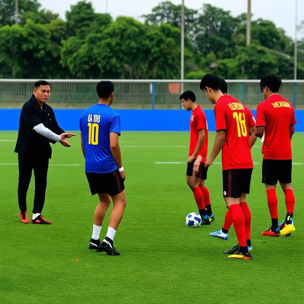 U16 Việt Nam huấn luyện