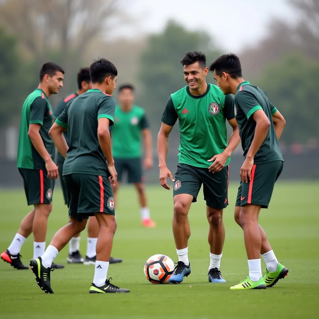 U17 Mexico tập luyện cho giải đấu sắp tới