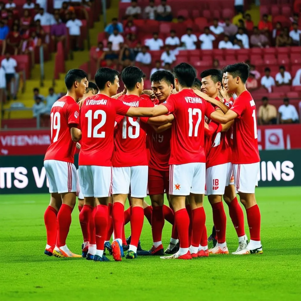 U19 Việt Nam thi đấu