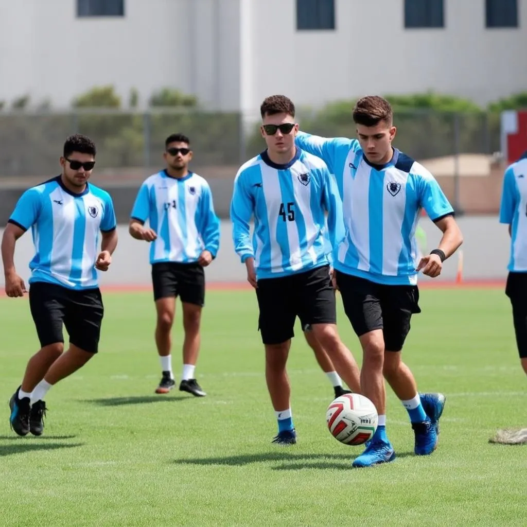 U20 Argentina - Luyện tập