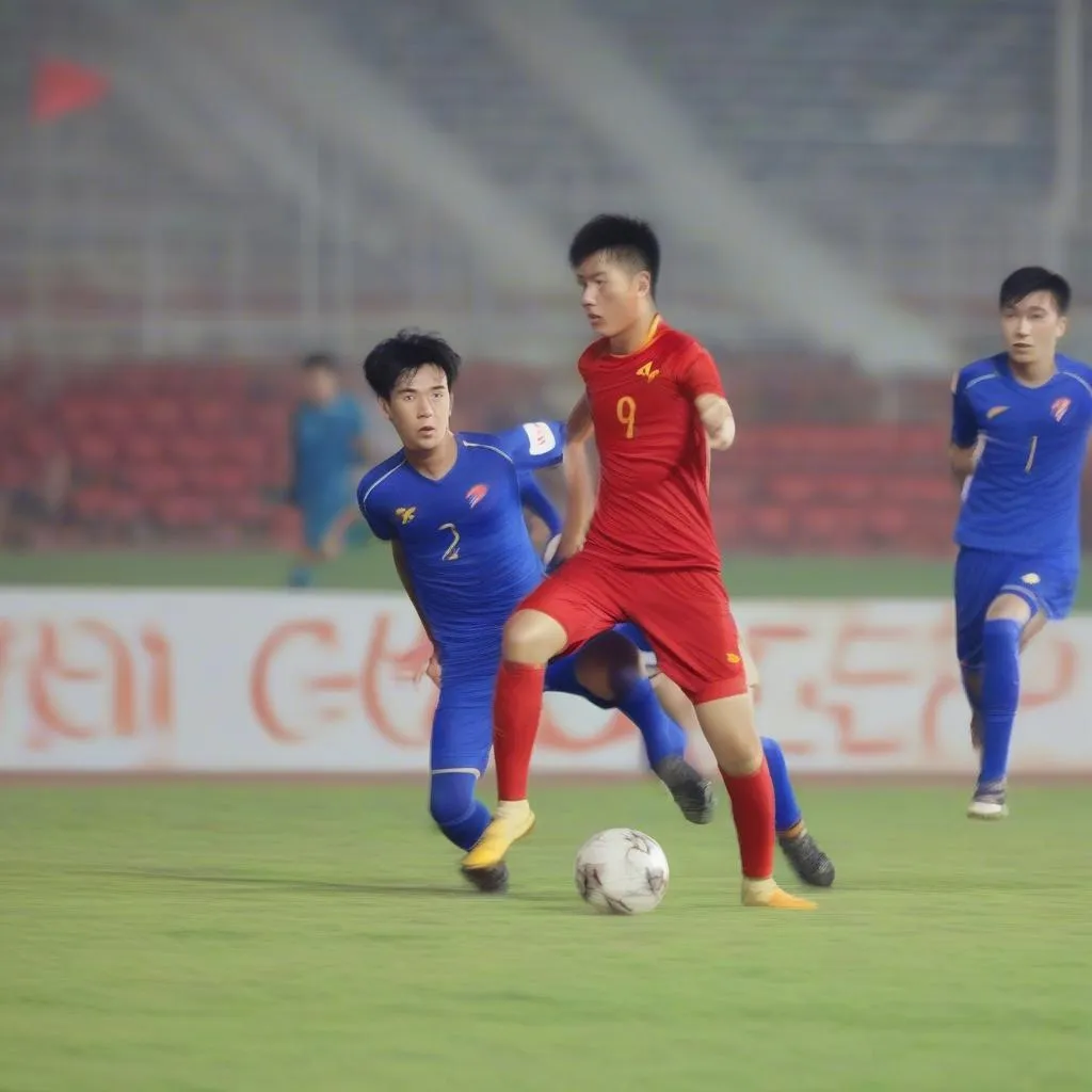 U20 Việt Nam thi đấu