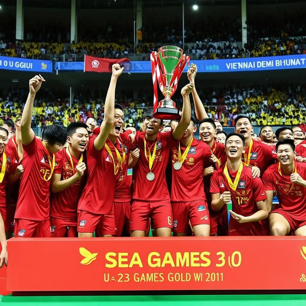 U23 Việt Nam giành huy chương vàng SEA Games 30