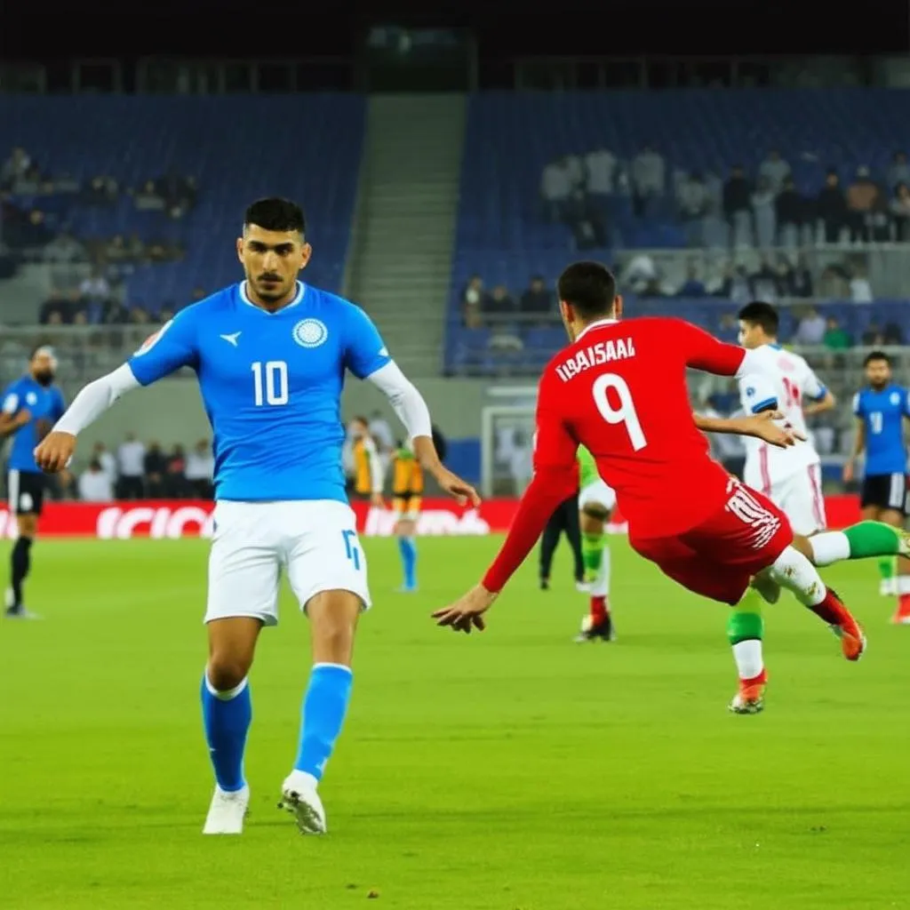 Trận đấu Uzbekistan vs Iran