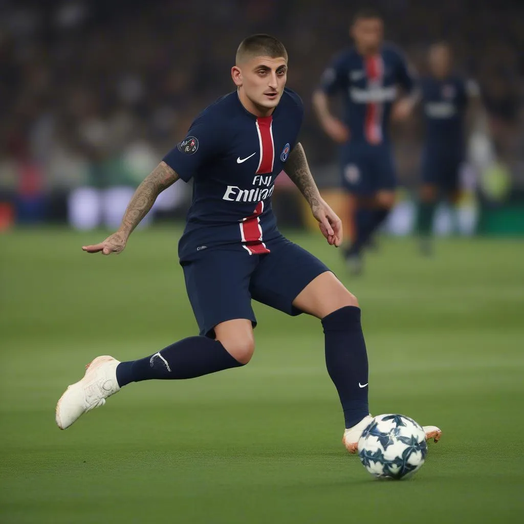 Verratti đối đầu Real Madrid