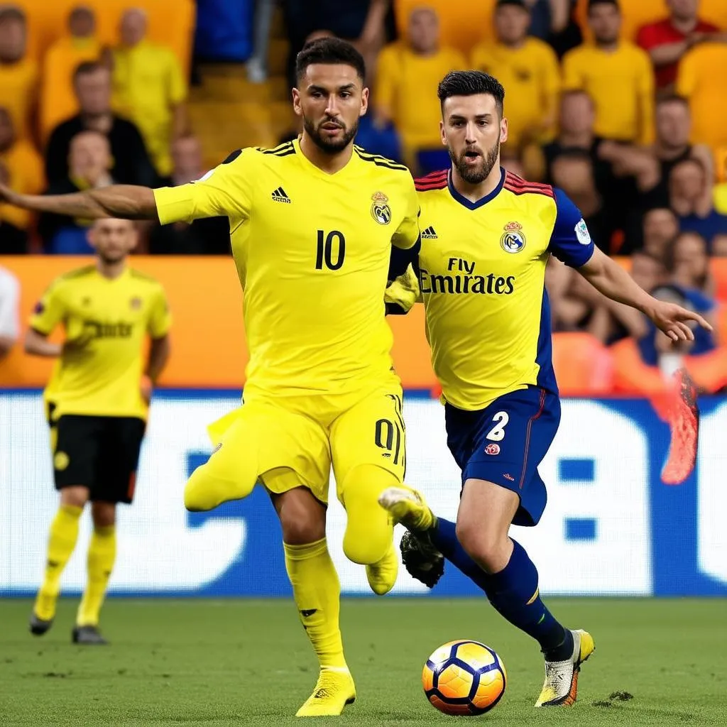 Trận đấu giữa Villarreal và Real Madrid