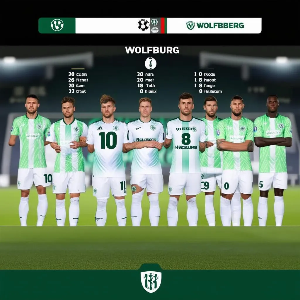 Wolfsburg đội hình