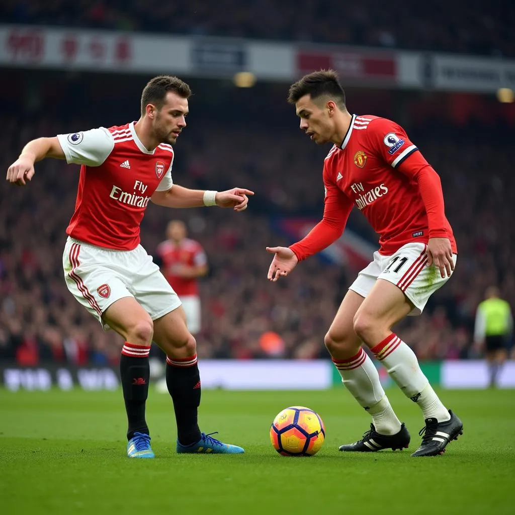 Arsenal đối đầu Man Utd