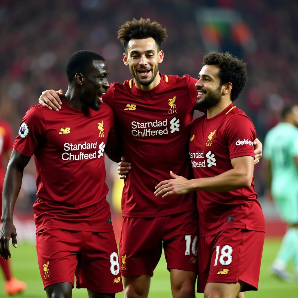 Bộ ba tấn công huyền thoại của Liverpool: Mane - Firmino - Salah