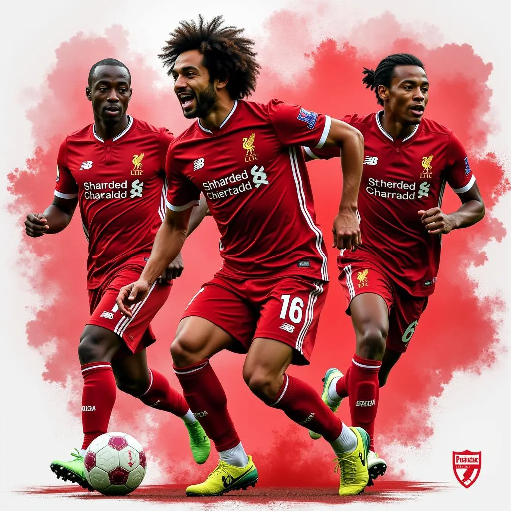 Bộ ba tấn công của Liverpool: Salah, Mane và Firmino