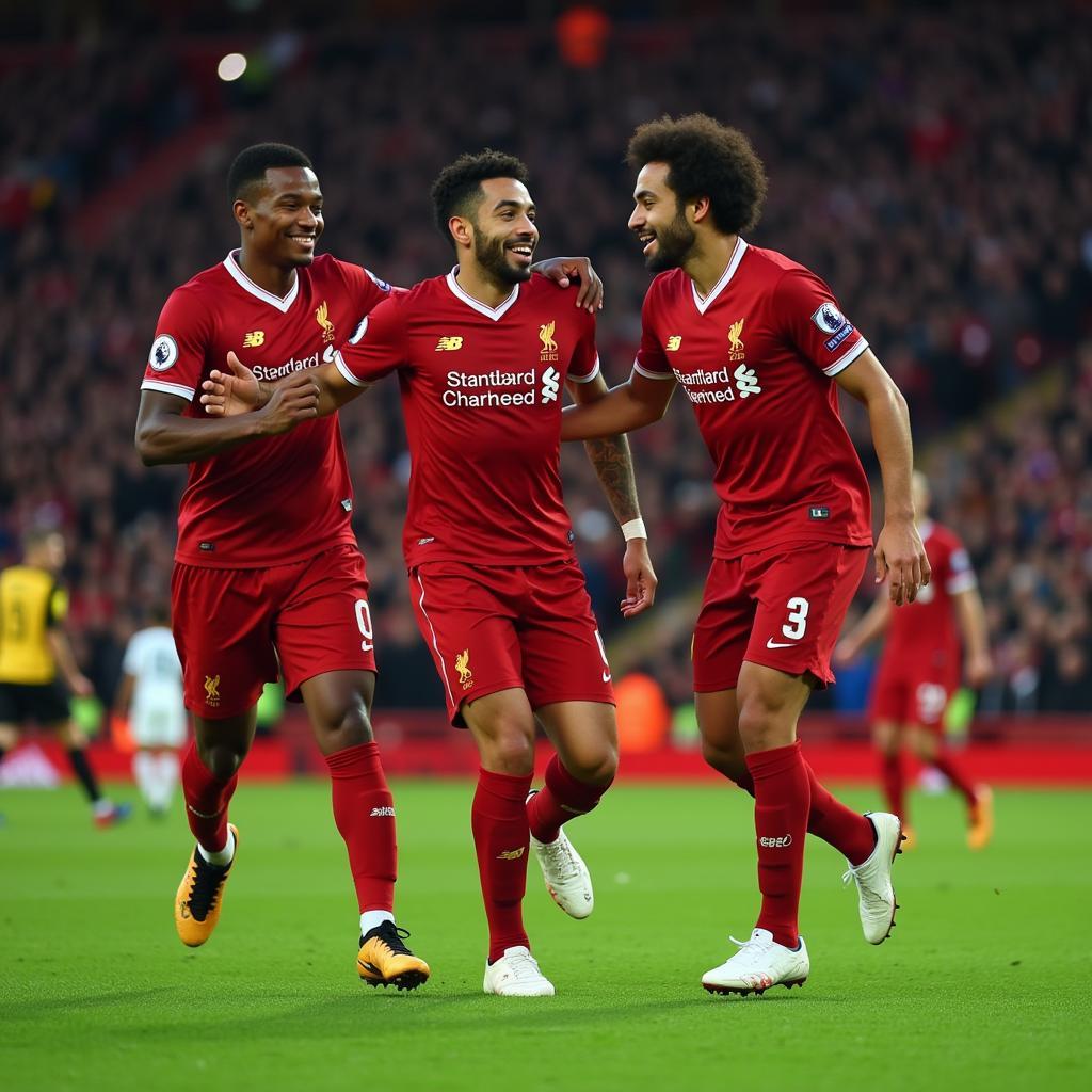 Bộ ba tấn công Liverpool