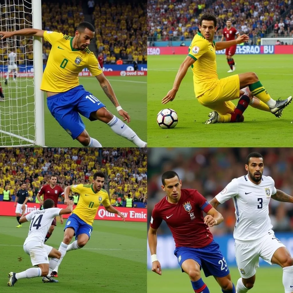 Brazil vs Ai Cập: Những màn rượt đuổi tỷ số