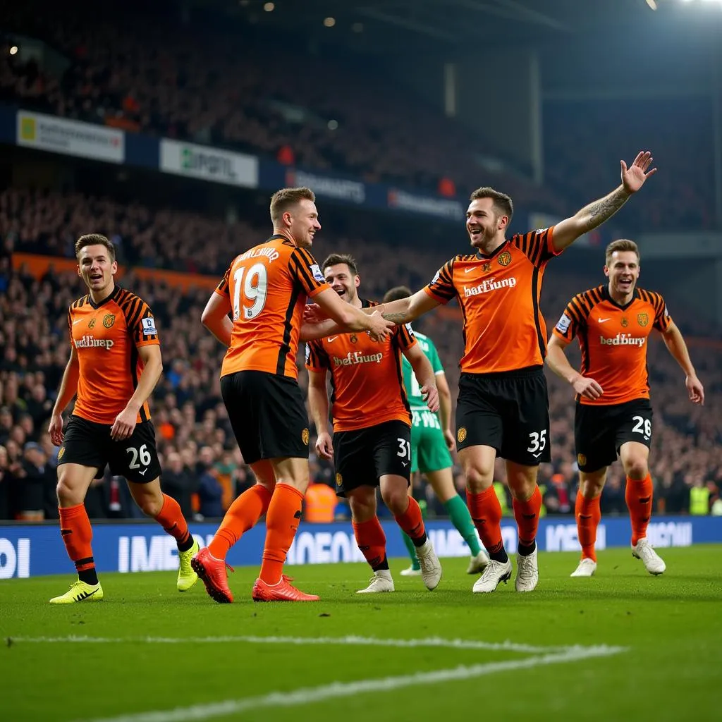 Bruce Hull City chinh phục chiến thắng