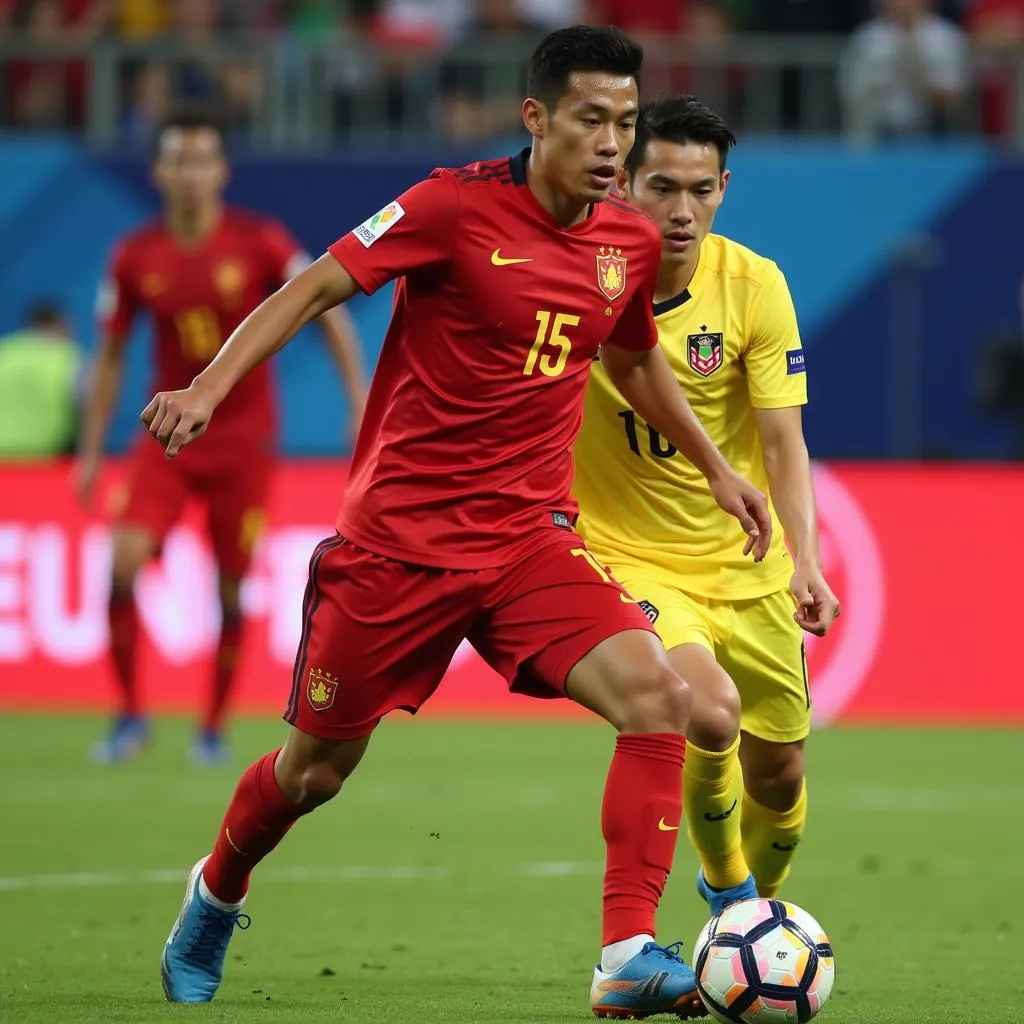 Cầu thủ Quang Hải tại Asian Cup 2019