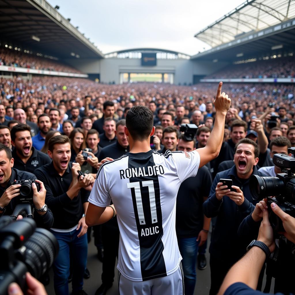 Cristiano Ronaldo gia nhập Juventus