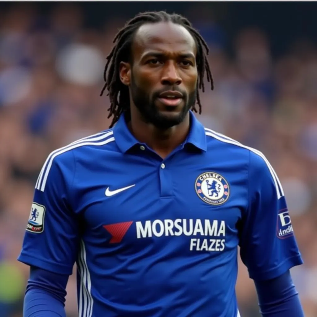 Didier Drogba trong màu áo Chelsea