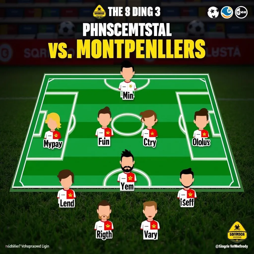 Đội hình dự kiến Monaco vs Montpellier