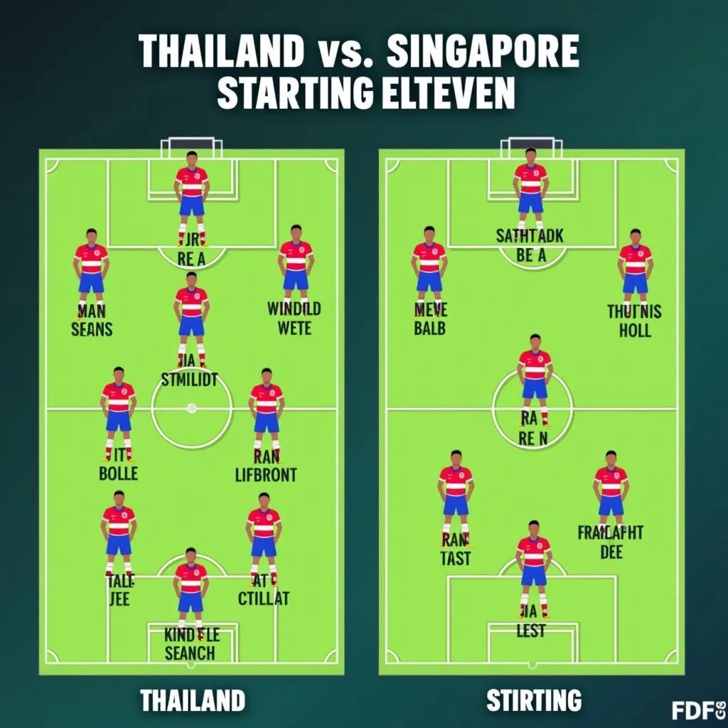 Đội hình dự kiến Thái Lan vs Singapore