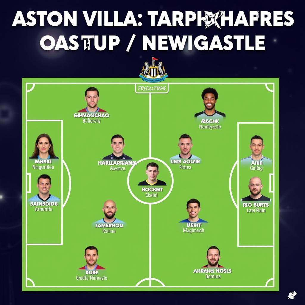 Đội hình ra sân Aston Villa vs Newcastle