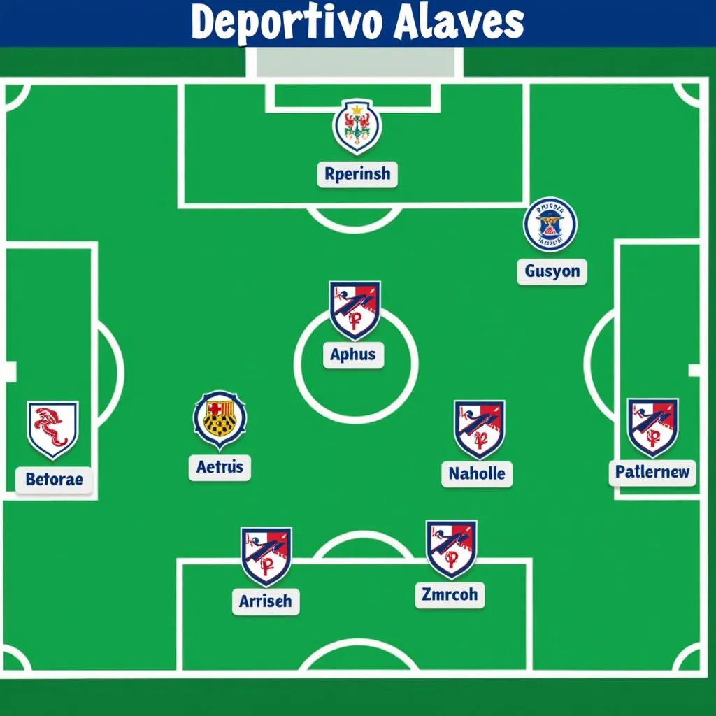 Đội hình ra sân Deportivo Alaves