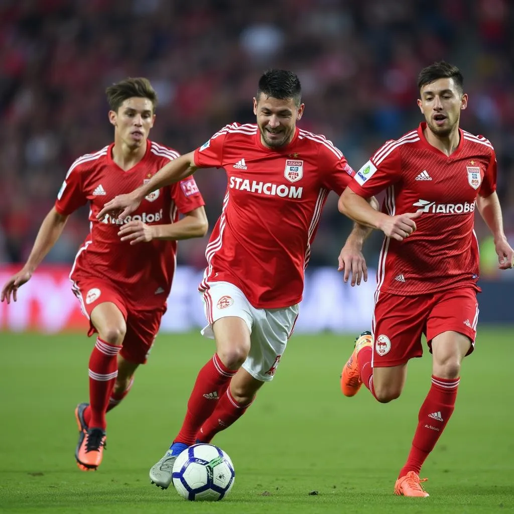 Đội hình tấn công của Spartak Moscow