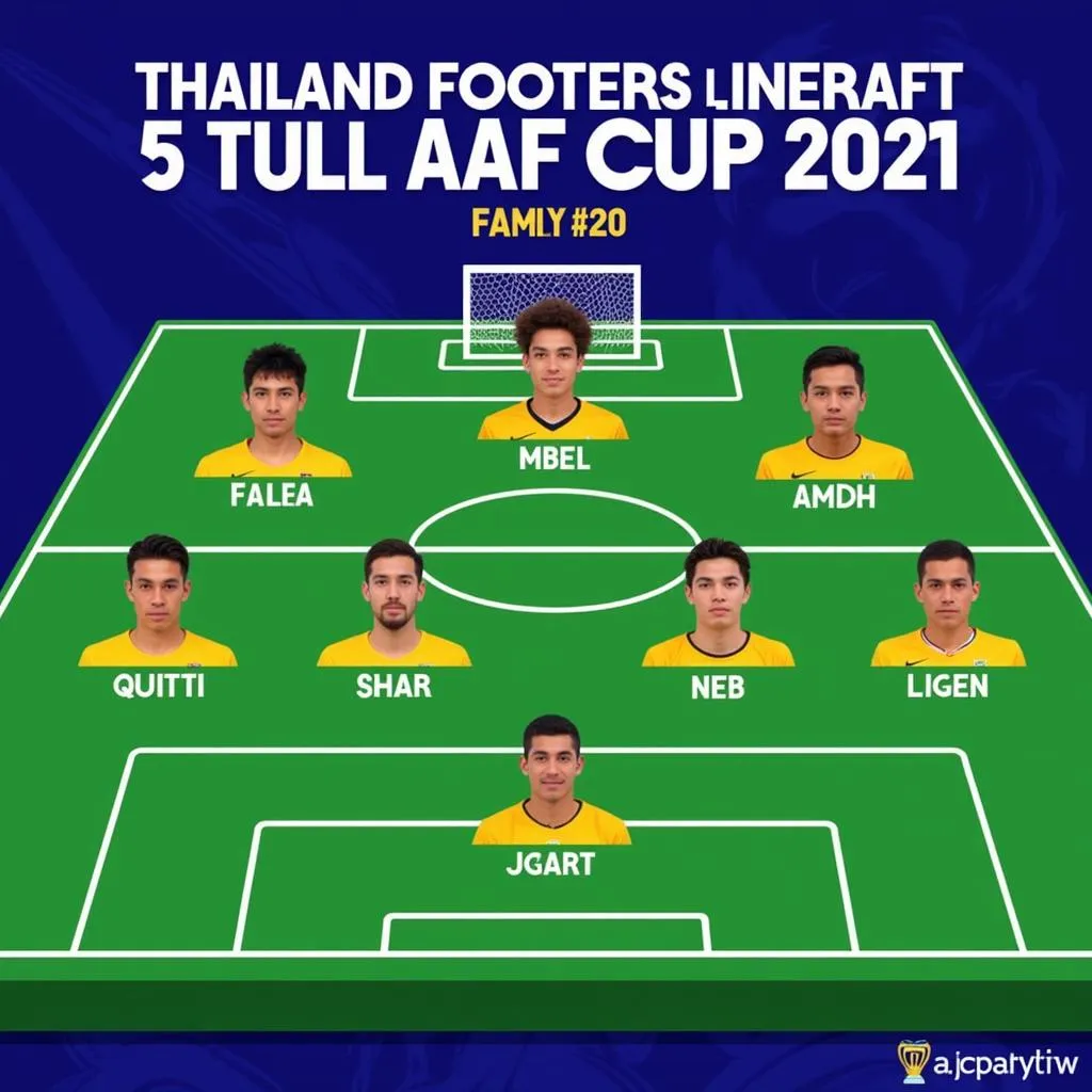 Đội hình ra sân của Thái Lan tại AFF Cup 2021