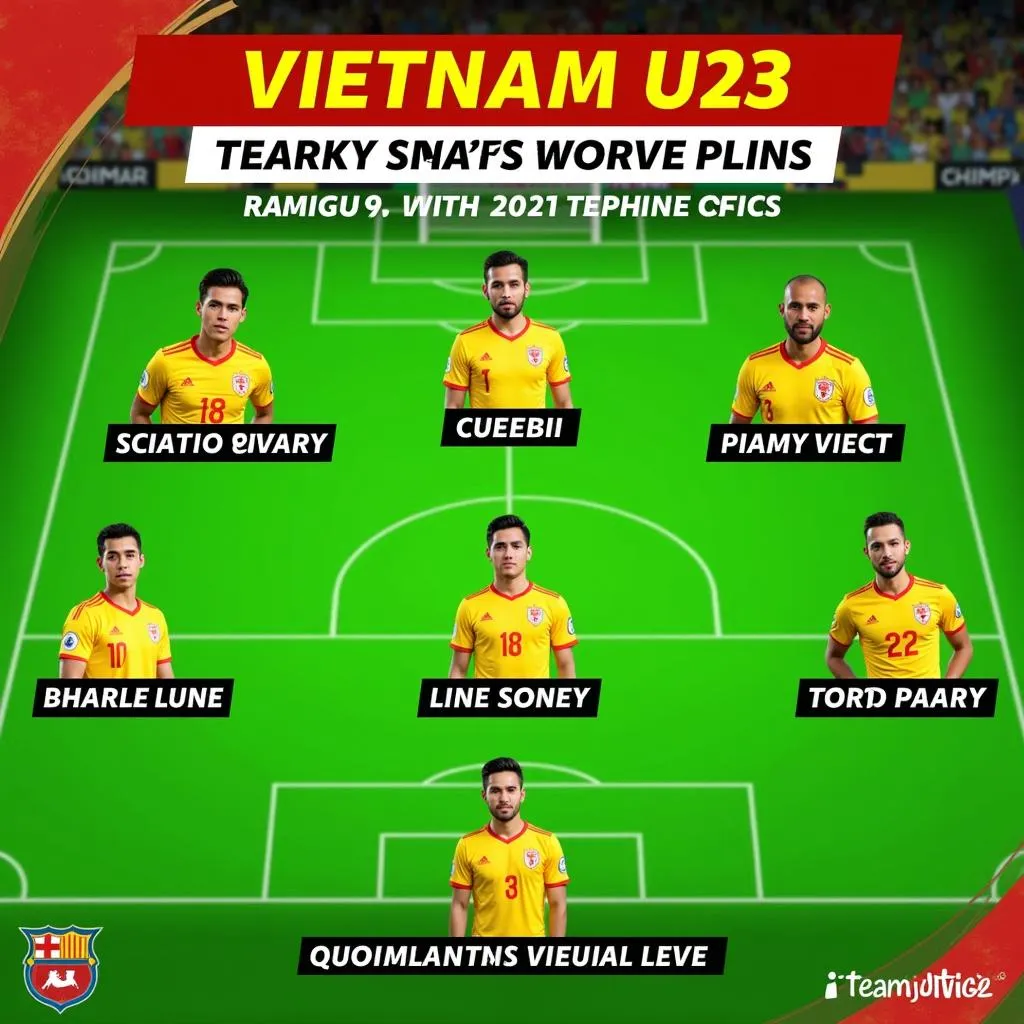 Vietnam U23 national football team lineup