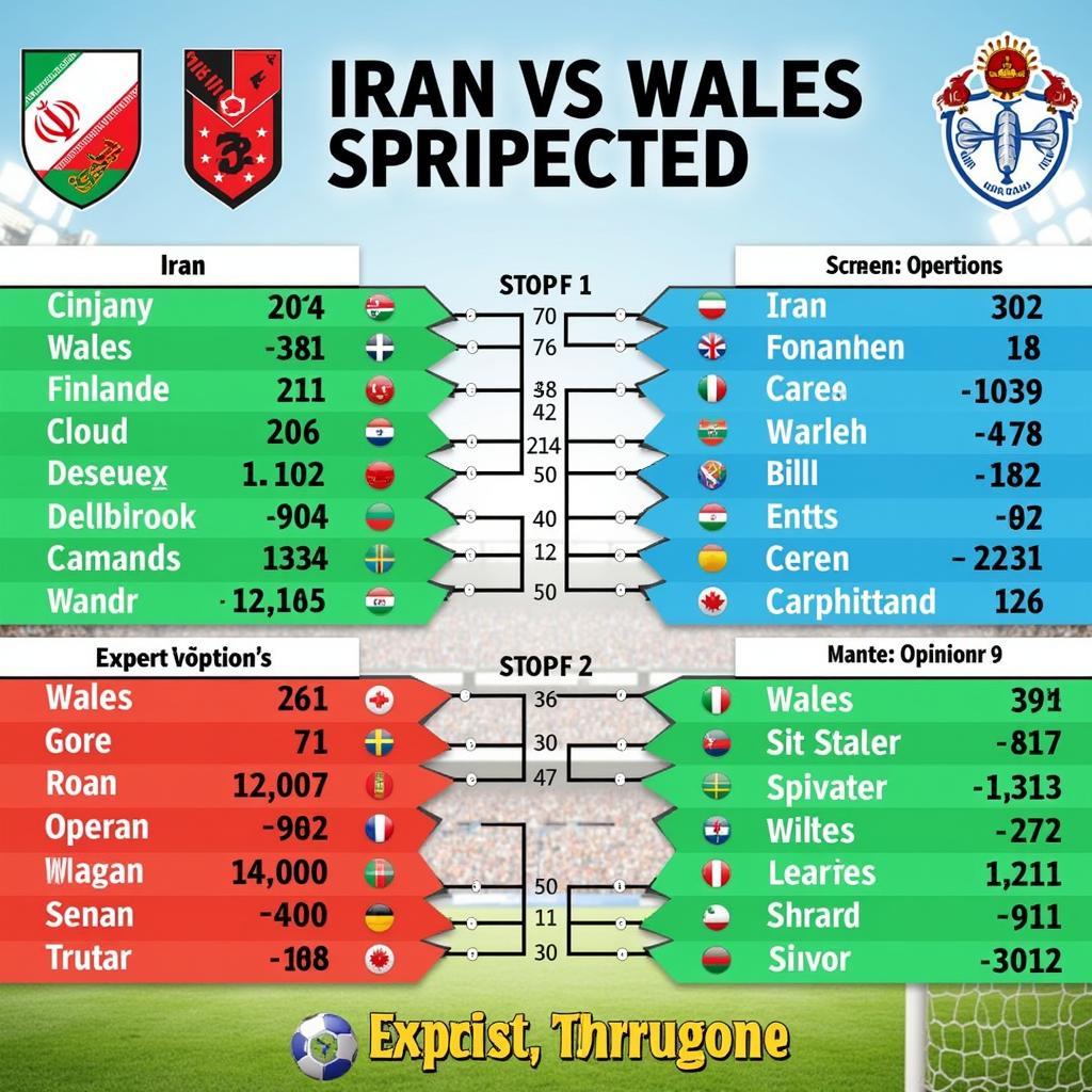 Dự đoán kết quả kèo Iran vs Wales