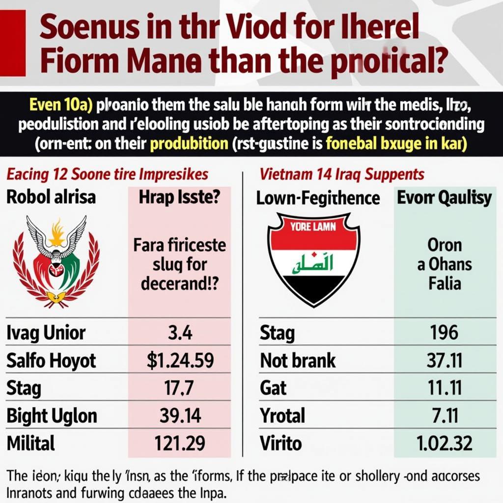 Dự đoán tỉ số trận đấu Việt Nam vs Iraq