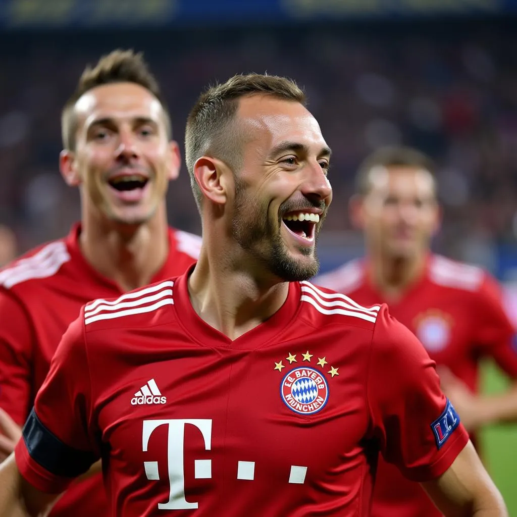 Franck Ribéry trong màu áo Bayern Munich