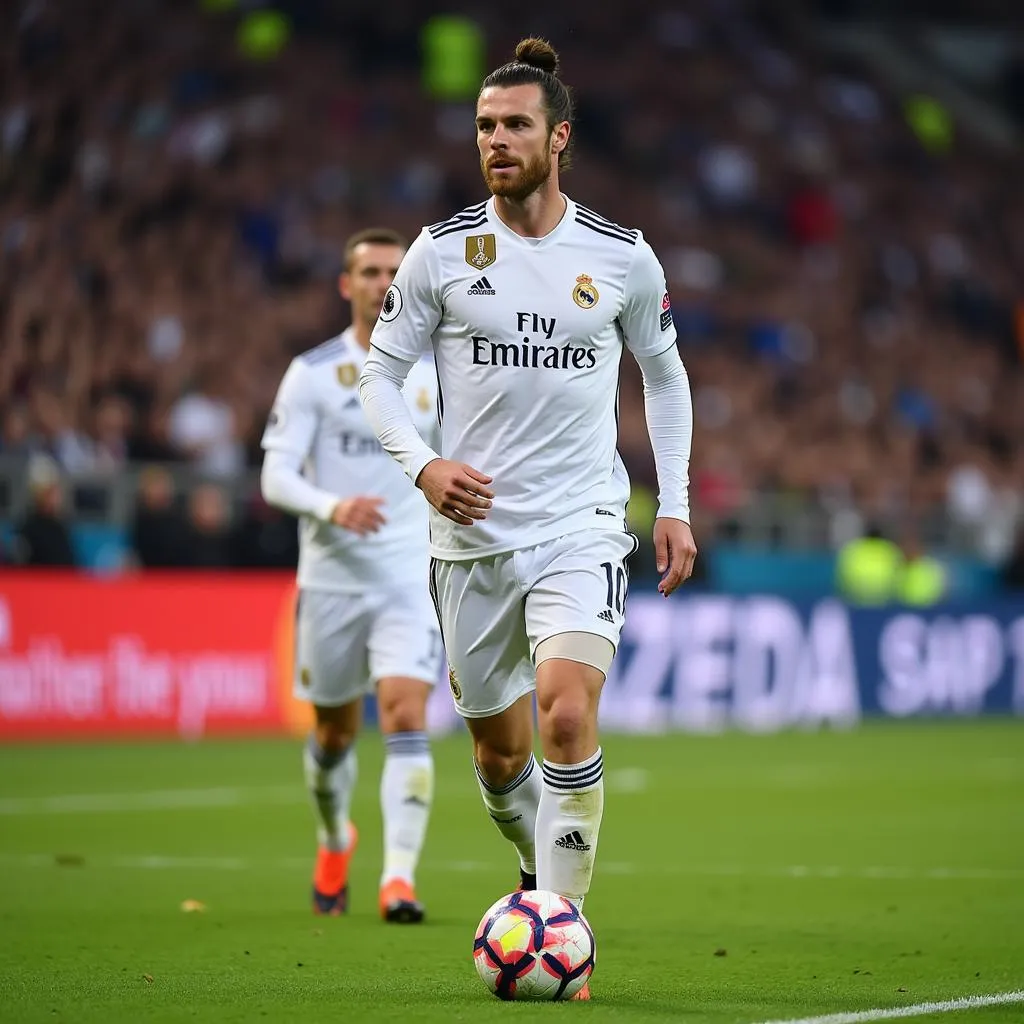 Gareth Bale trong màu áo Real Madrid