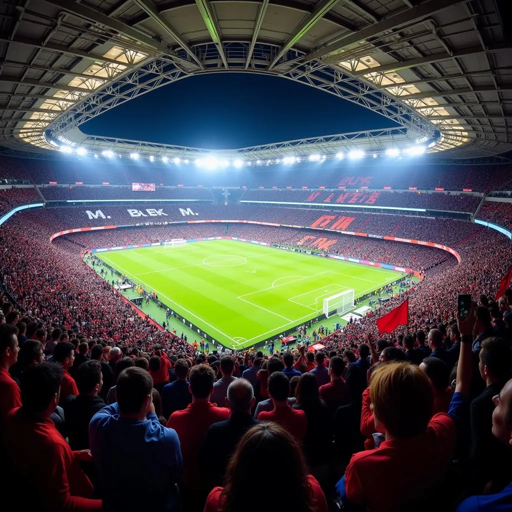 Không khí sôi động trên sân Stade de France