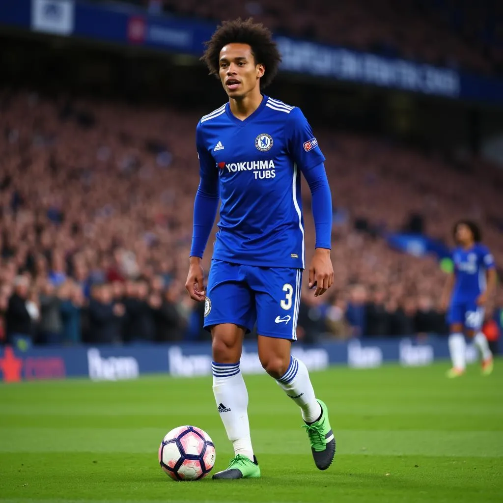 Leroy Sane trong màu áo Chelsea