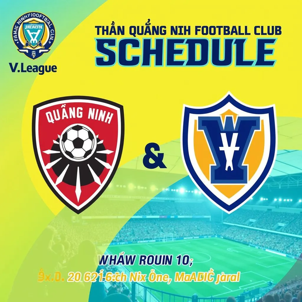 Lịch thi đấu vòng 10 V-League của Than Quảng Ninh