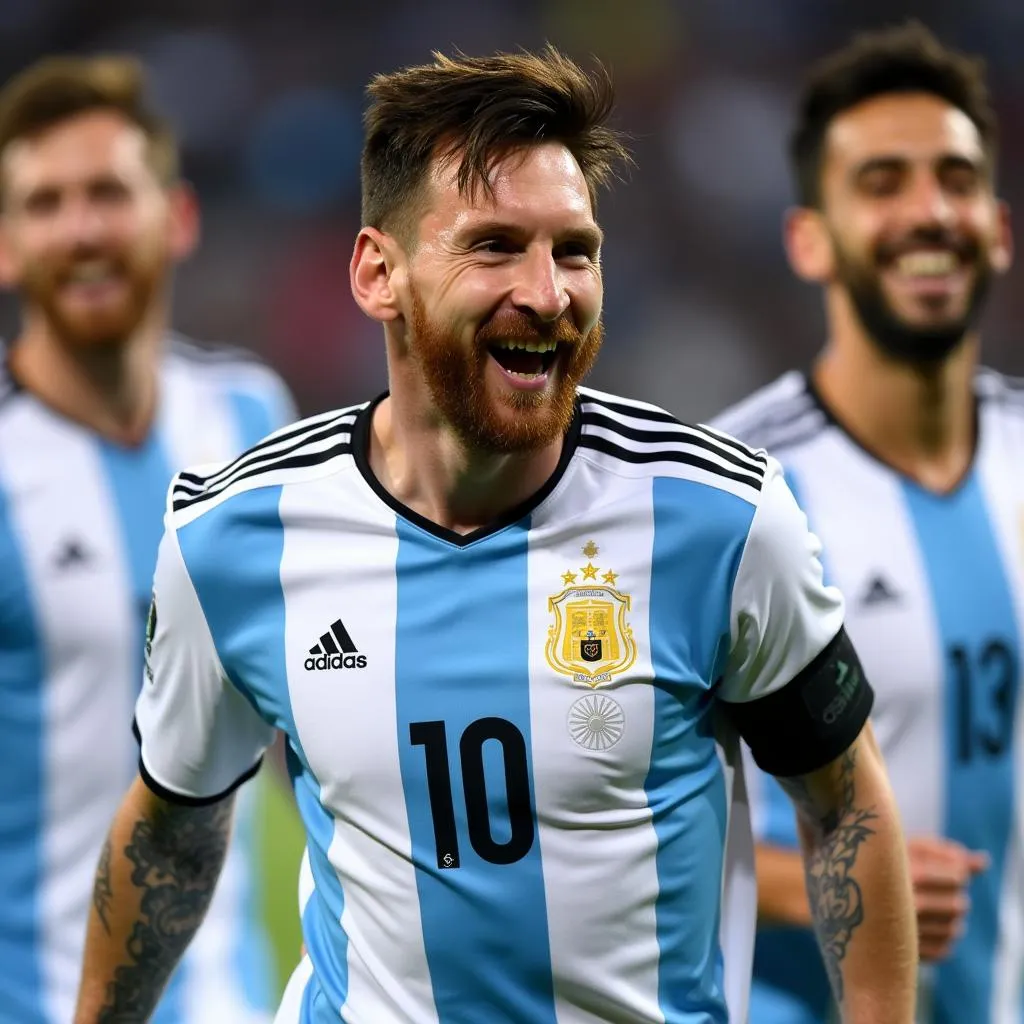 Lionel Messi trở lại đội hình Argentina