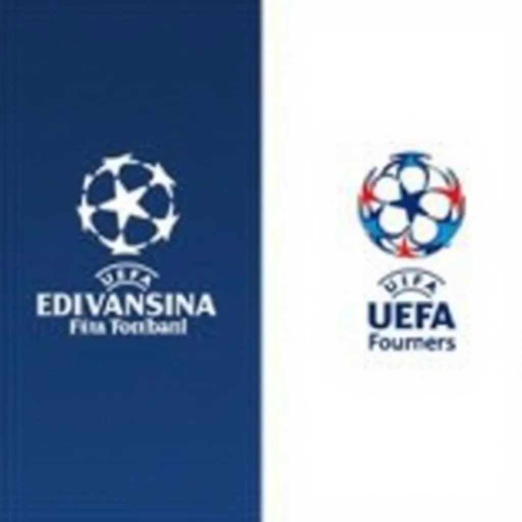 Logo FIFA và UEFA