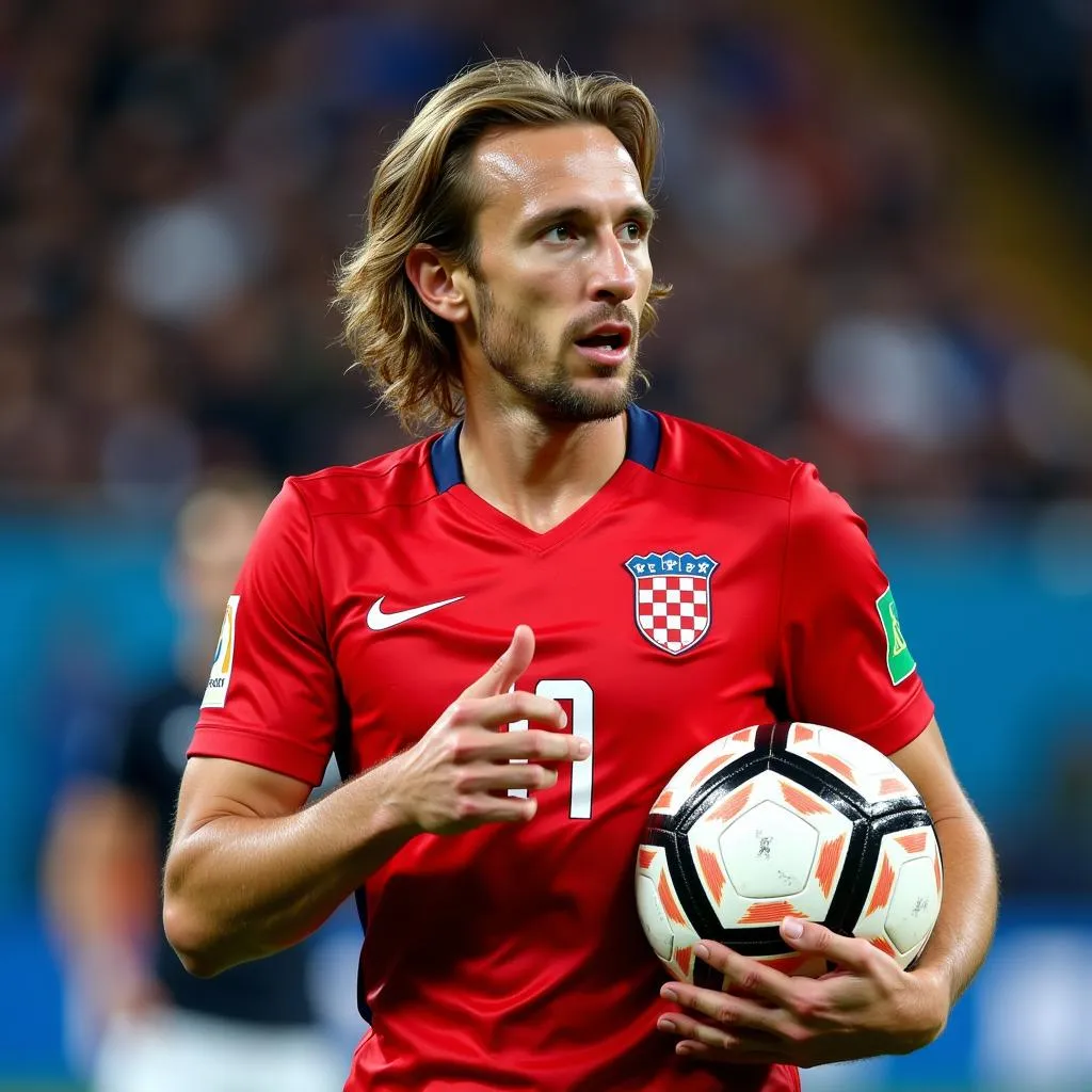 Luka Modric - đội trưởng Croatia