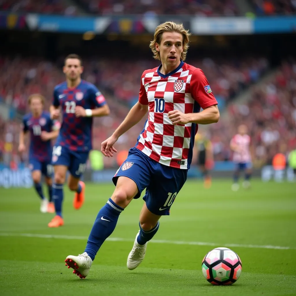 Luka Modric - linh hồn của đội tuyển Croatia