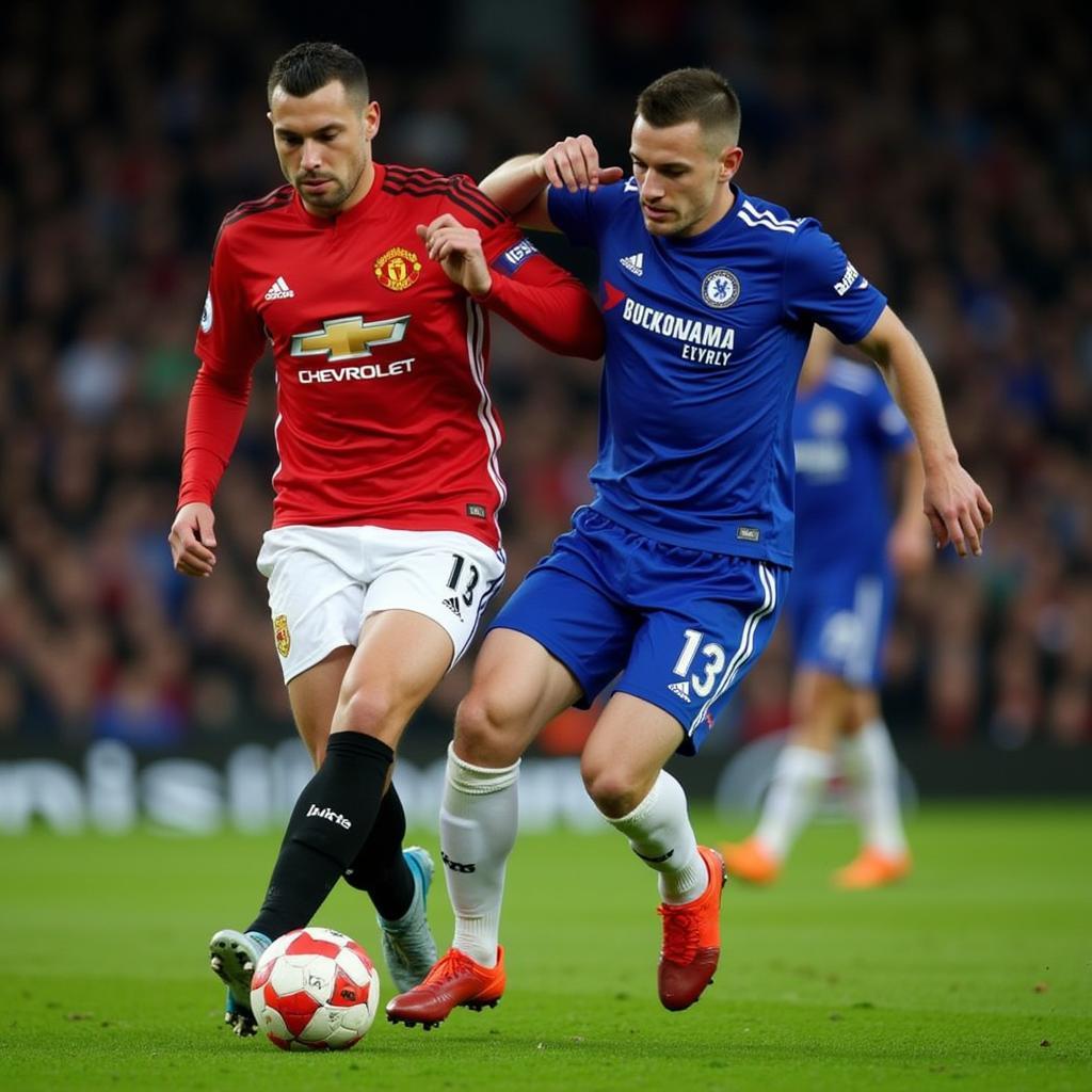 Trận đấu giữa Manchester United và Chelsea