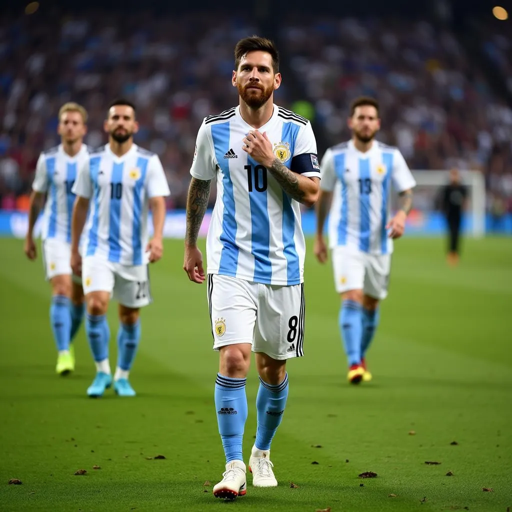 Messi dẫn dắt đội tuyển Argentina