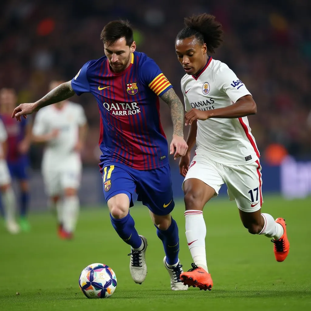 Messi và Mbappe đối đầu