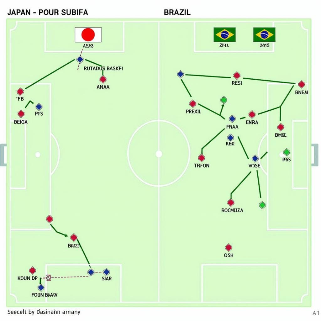 Nhật Bản vs Brazil: Chiến thuật