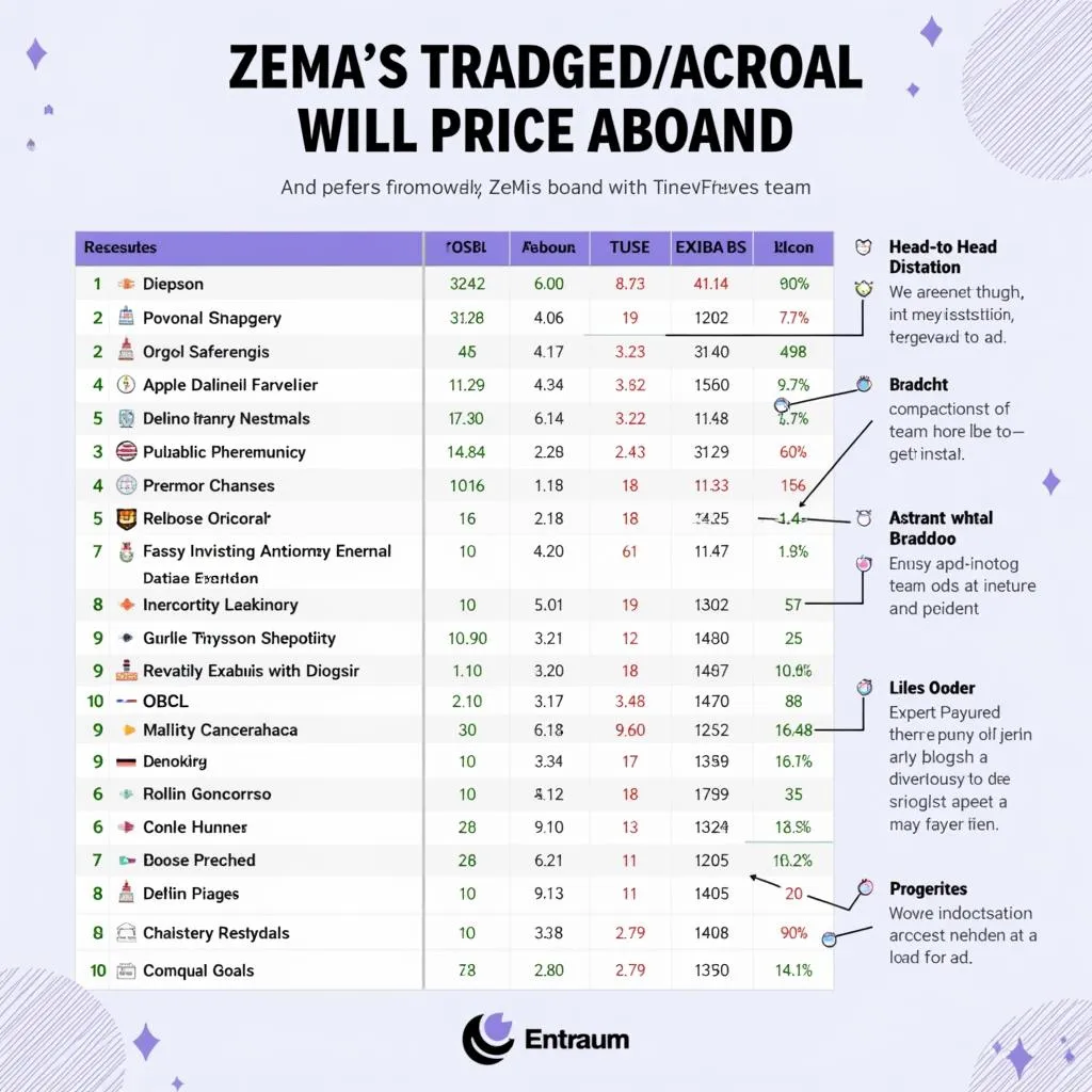 Phân tích chi tiết bảng giá Zema