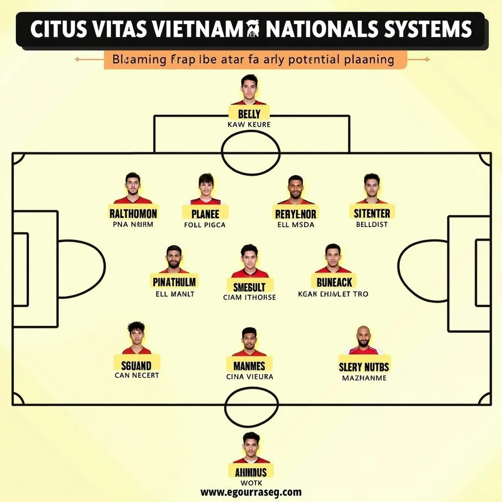 Tactical analysis of the Vietnamese team's lineup