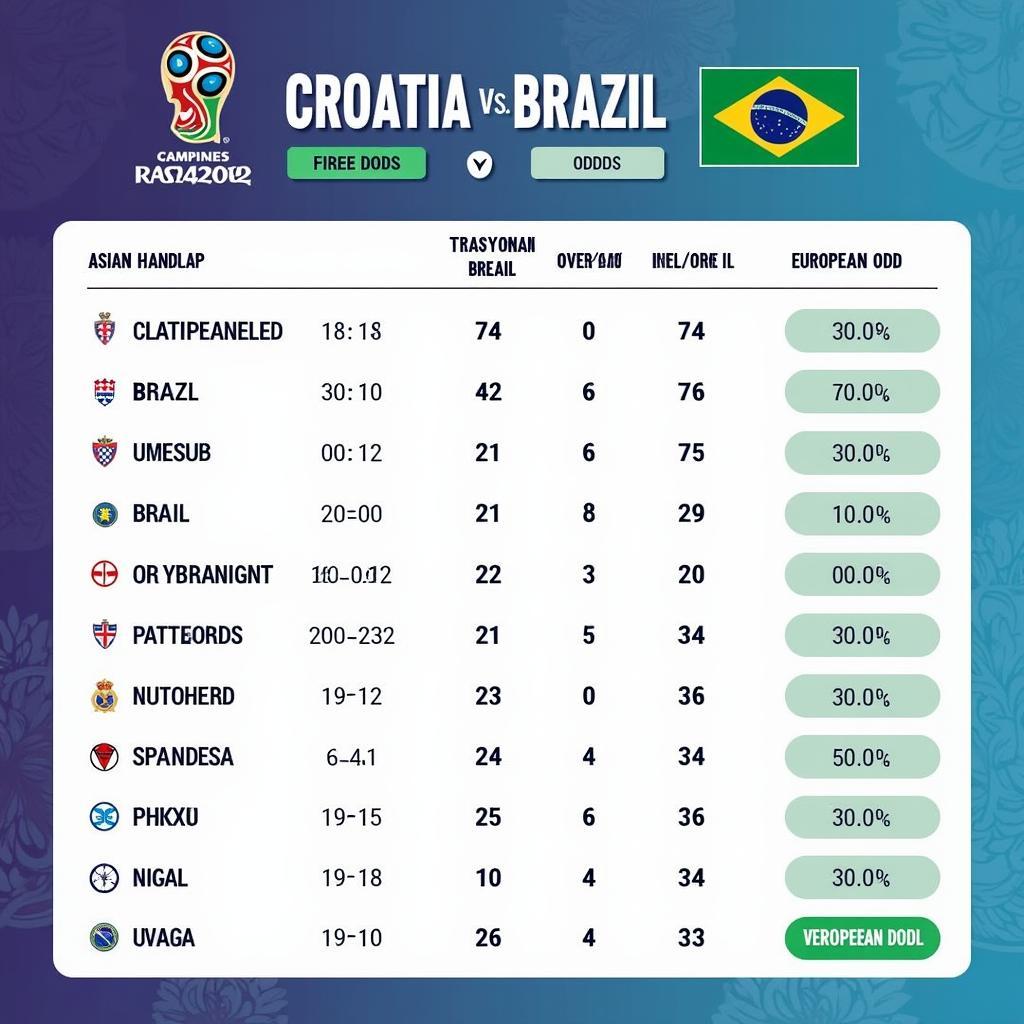 Phân Tích Kèo Bóng Đá Croatia Brasil