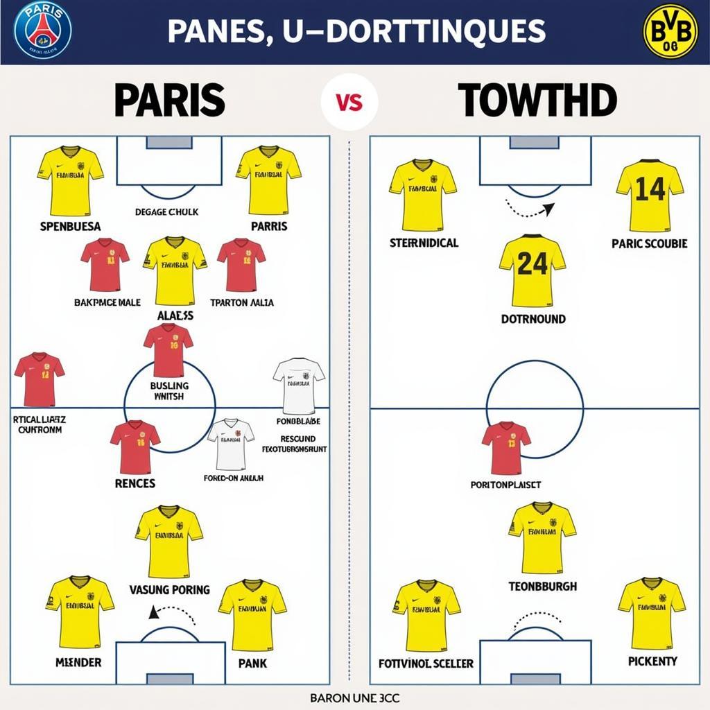 Phân tích lực lượng PSG vs Dortmund